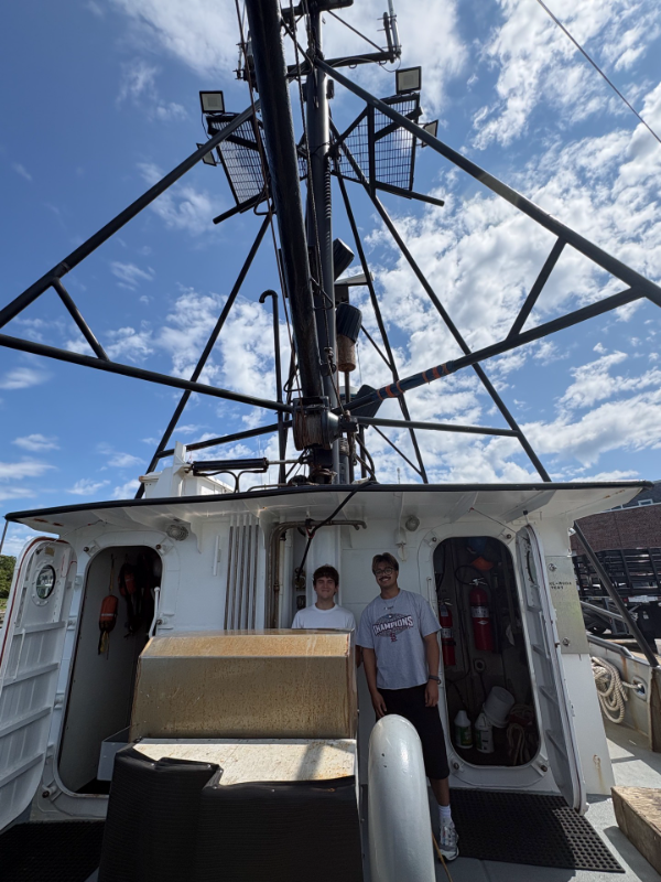 Aboard a research vessel